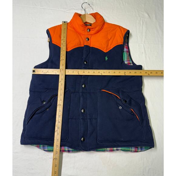 POLO RALPH LAUREN VEST Men’s size L COLORBLOCKED PREMIER WESTERN PONY INSULATE - Picture 8 of 9
